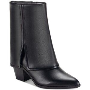 Sun + Stone Womens Cuffed Manmade Ankle Boots